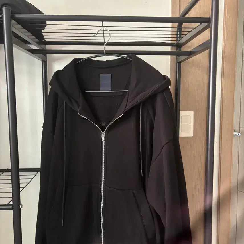 [BUNJANG] FW23 JUUN.J Black Hooded Zip-Up (S) / FW23 준지 블랙 후드 집업 (s)