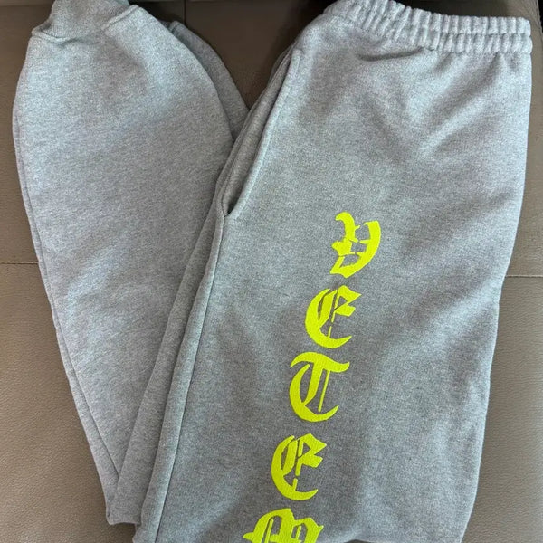 [BUNJANG] Vetements Anarchy Logo Sweatpants Jogger Pants Grey / [M] 베트멍 아나키 로고 스웻팬츠 조거팬츠 그레이