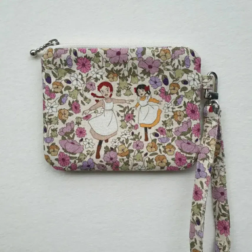 [BUNJANG] Handmade Anne of Green Gables Strap Pouch (Card Wallet) / 핸드메이드 빨간머리앤 스트랩 파우치(카드 지갑)