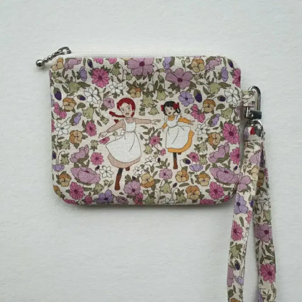 [BUNJANG] Handmade Anne of Green Gables Strap Pouch (Card Wallet) / 핸드메이드 빨간머리앤 스트랩 파우치(카드 지갑)