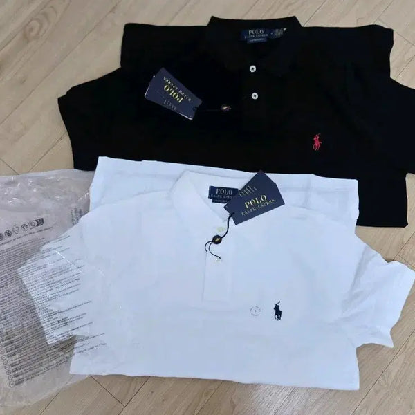 [BUNJANG] Polo Ralph Lauren Men's Short Sleeve T-Shirt Black/White / 폴로티셔츠  랄프로렌 반팔 정품폴로티 블랙/화이트