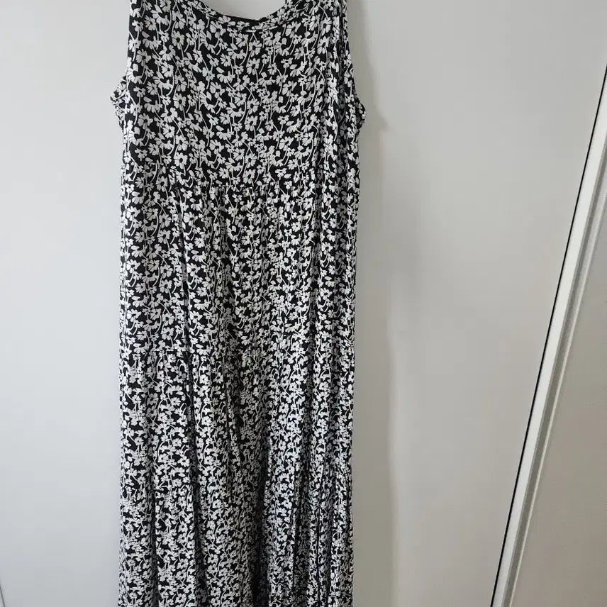 [BUNJANG] GGPX Layered Flower Long Dress / GGPX 레이어드 플라워 롱원피스