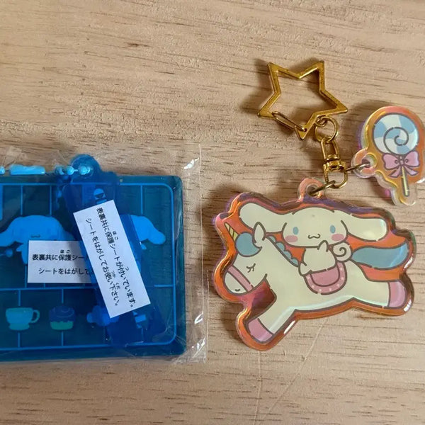 [BUNJANG] Cinnamoroll Acrylic Keyring Bundle Set / 시나모롤 아크릴 키링