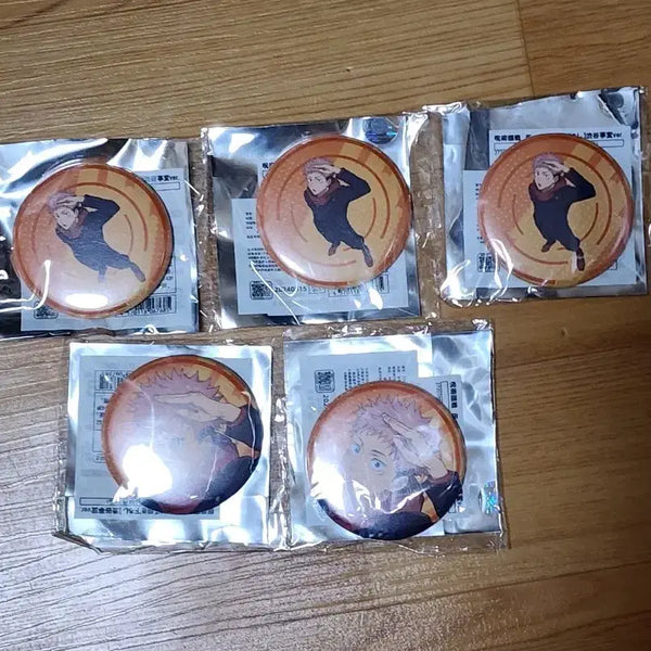 [BUNJANG] Jujutsu Kaisen Yuji Itadori Can Badge Bundle Set / 주술회전 이타도리 유지 캔뱃지 일괄 판매
