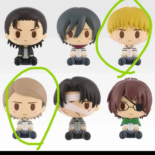 [BUNJANG] Attack on Titan Ichiban Kuji Choco-no-ko Jean & Armin / 진격의 거인 제일복권H상 초코노코(쟝,아르민)