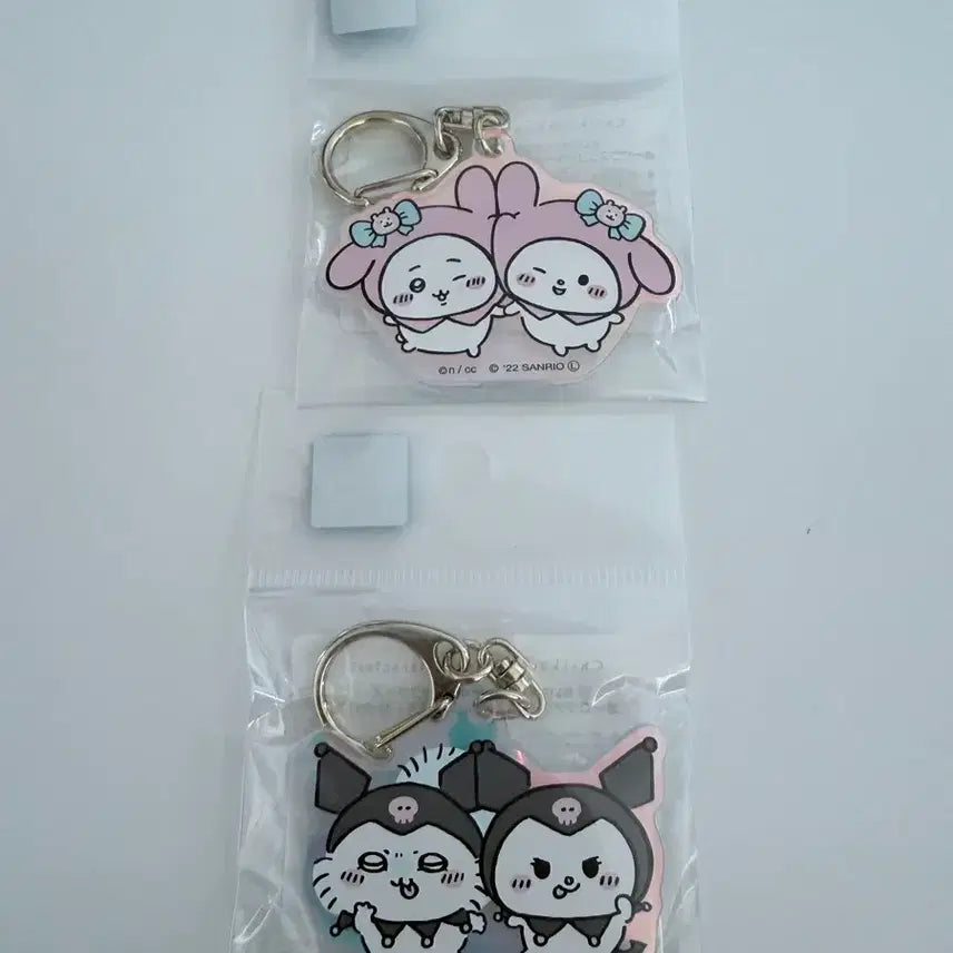 [BUNJANG] Chikawa x Sanrio Collaboration Keyring Set / 먼작귀 산리오 치이카와 콜라보 키링 세트판매