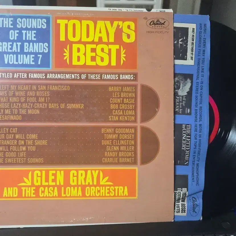 [BUNJANG] Glen Gray The Sounds of the Great Bands! Volume 7 - Today's Best Jazz LP (US) / 글렌그레이(Glen Gray)_The Sounds~Today's Best_재즈 LP(US)