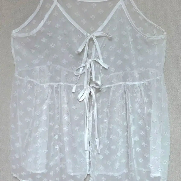 [BUNJANG] Punch Flower Bustier / 펀칭 플라워 뷔스티에