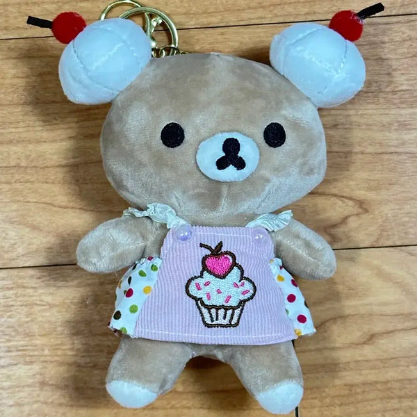[BUNJANG] Rilakkuma Cupcake Strap Plush / 리락쿠마 인형