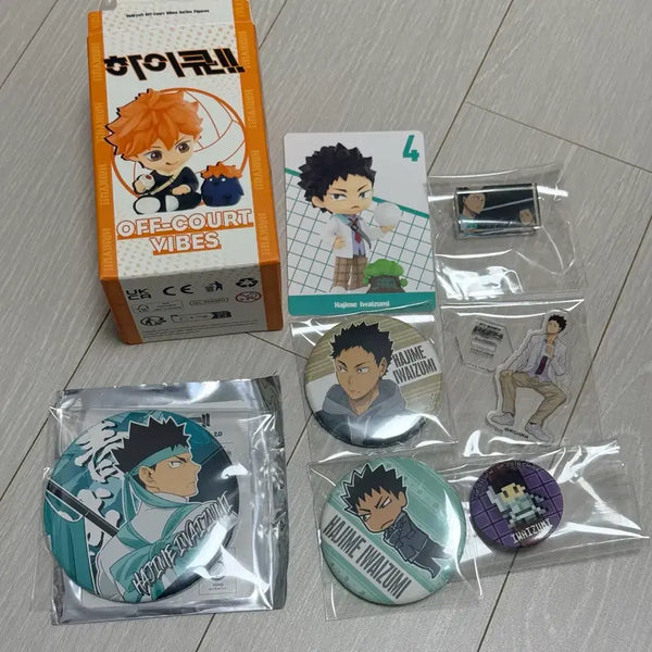 [BUNJANG] Haikyu!! Iwaizumi Hajime Popmart Off-Court Figure Bundle Set / (일괄)하이큐 이와이즈미