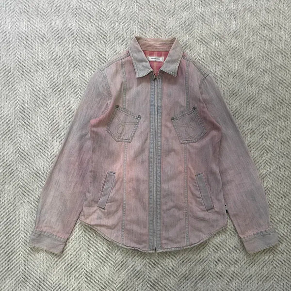[BUNJANG] Heartland Vintage Washed Denim Zip-Up Jacket / 빈티지 Heartland 워시드 데님 집업 자켓