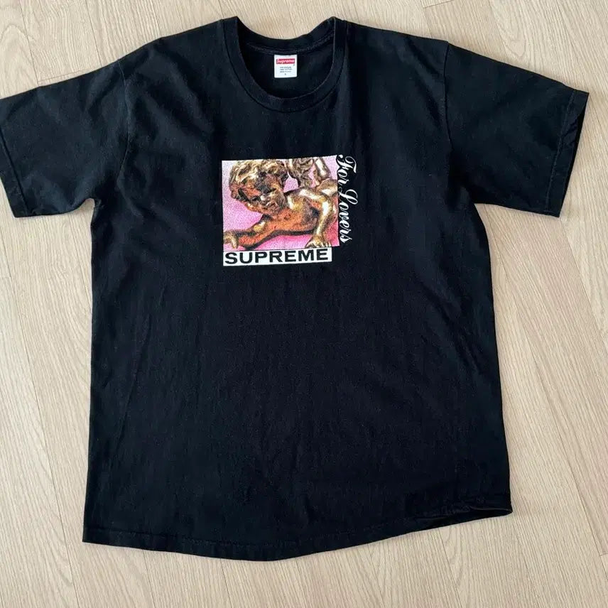 [BUNJANG] Supreme For Lovers Short Sleeve T-Shirt Black / 슈프림 포 러버스 반팔 티셔츠 블랙