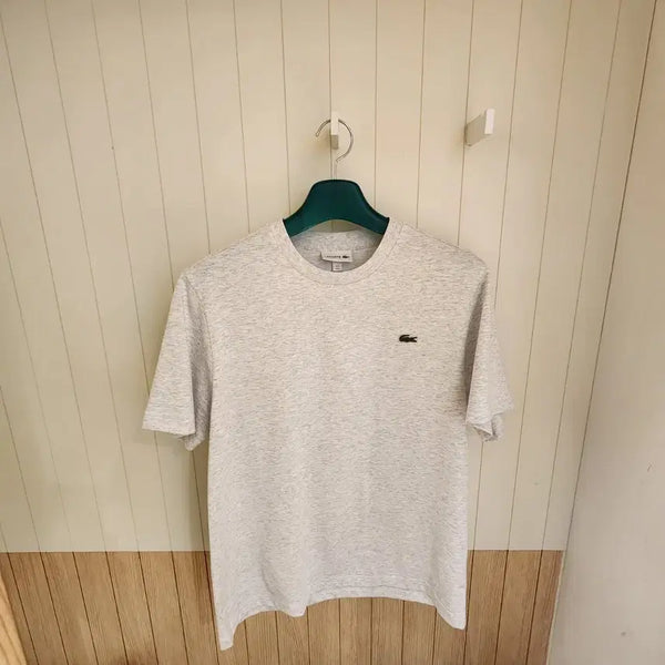 [BUNJANG] Lacoste Men's Basic Crewneck Short-Sleeve T-Shirt / (새상품) 라코스테 남성 베이직 크루넥 반팔 (티셔츠)
