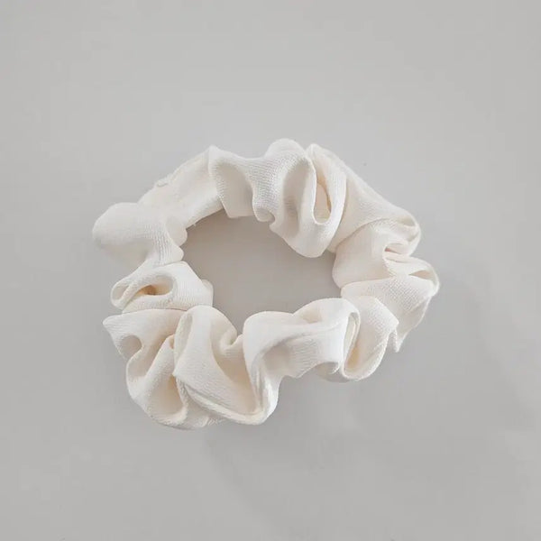 [BUNJANG] Mini Cotton Scrunchie - Ivory / (새상품) 미니 코튼 아이보리 곱창밴드 스크런치