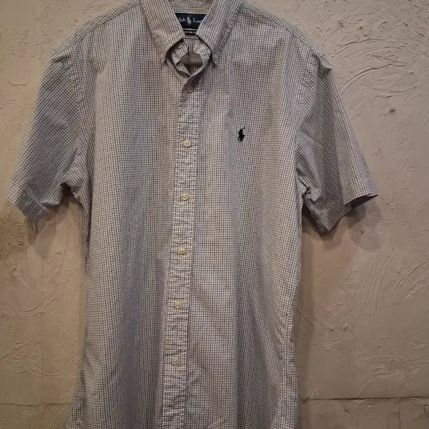 [BUNJANG] Polo Ralph Lauren Check Short Sleeve Shirt / 폴로 랄프로렌 체크 반팔 셔츠