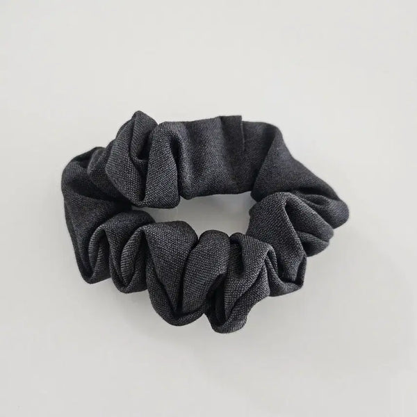[BUNJANG] Mini Cotton Scrunchie Hair Tie - Black / (새상품) 미니 코튼 블랙 스크런치 곱창밴드