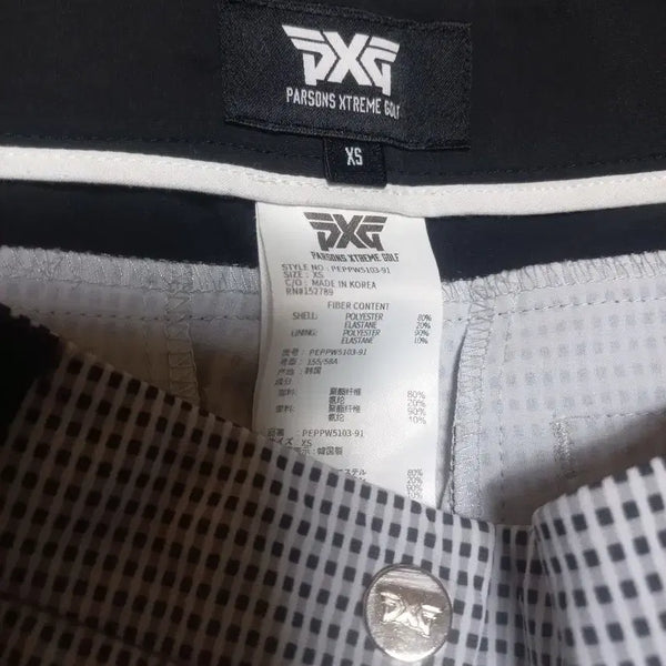 [BUNJANG] PXG Women's Check Golf Pants (Mint Condition) / 정품PXG 체크 골프 바지 여성용(새상품급)