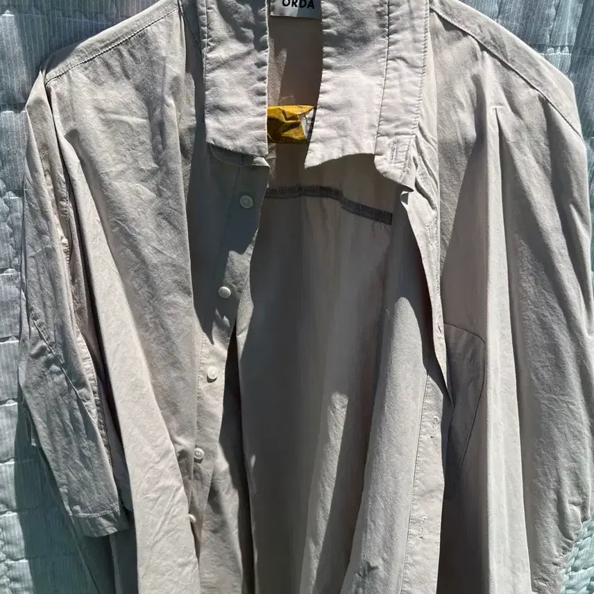 [BUNJANG] ORDA Short Sleeve Shirt Light Gray / ORDA 반팔 셔츠 라이트 그레이 컬러 팝니다.