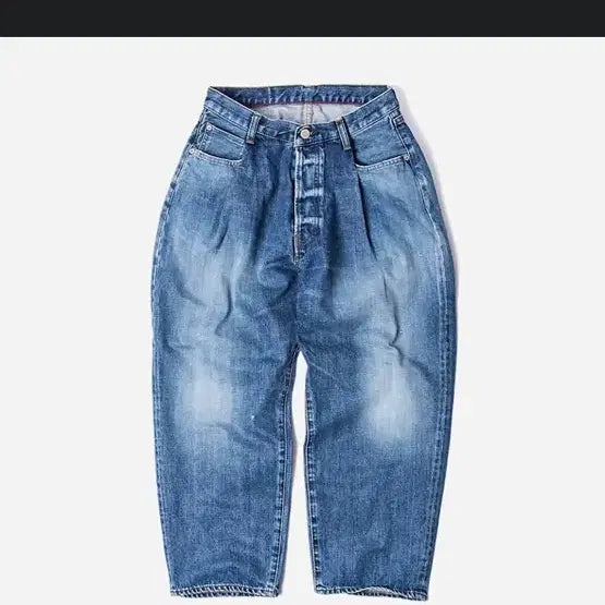 [BUNJANG] Ordinary Fits 009 Loose Ankle Tuck Denim (Used) / 오디너리핏츠 009 루즈 앵클 턱 데님(유즈드)