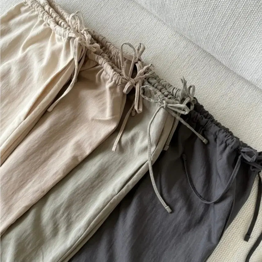 [BUNJANG] Chuni Tori Ribbon Banding Slacks / 츄니토리 리본밴딩슬랙스
