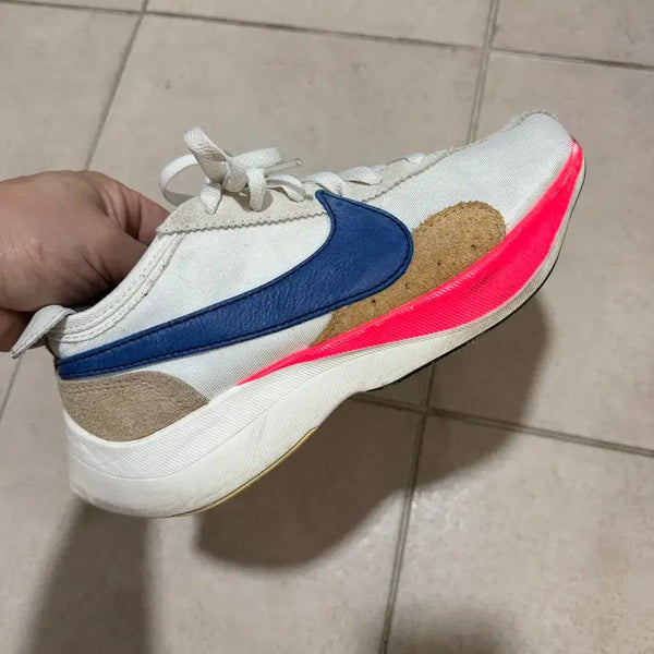 [BUNJANG] Nike Moon Racer Sail Solar Blue White Pop Sneakers (240) / 나이키 문레이서 세일 솔라 블루 흰파핑 운동화 240