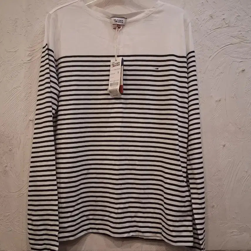 [BUNJANG] Tommy Hilfiger Stripe Long Sleeve T-Shirt / 타미힐피거  스트라이프 긴팔티