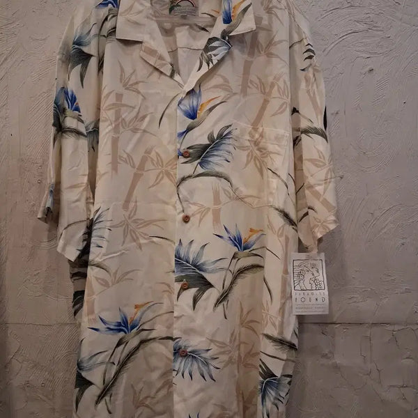 [BUNJANG] Paradise Found Hawaiian Floral Shirt / 파라다이스파운드 하와이안 셔츠 꽃무늬
