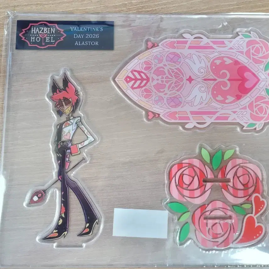[BUNJANG] Hazbin Hotel 2026 Valentine Alastor Acrylic Standee (Sealed) / 해즈빈호텔 2026 발렌타인 알래스터 아크릴 스탠드 미개봉