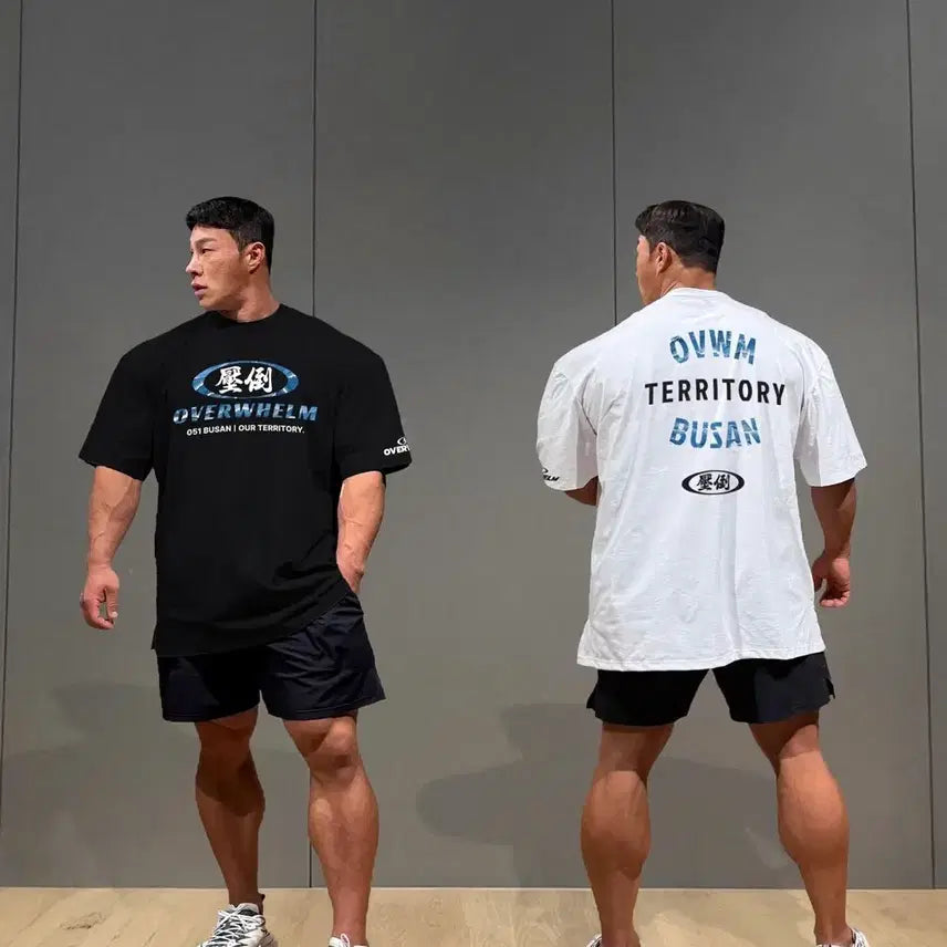 [BUNJANG] 압도 파도 OVERWHELM Limited Edition T-Shirt / 압도 파도 OVERWHELM 26년 신상 한정판 티셔츠 판매합니다