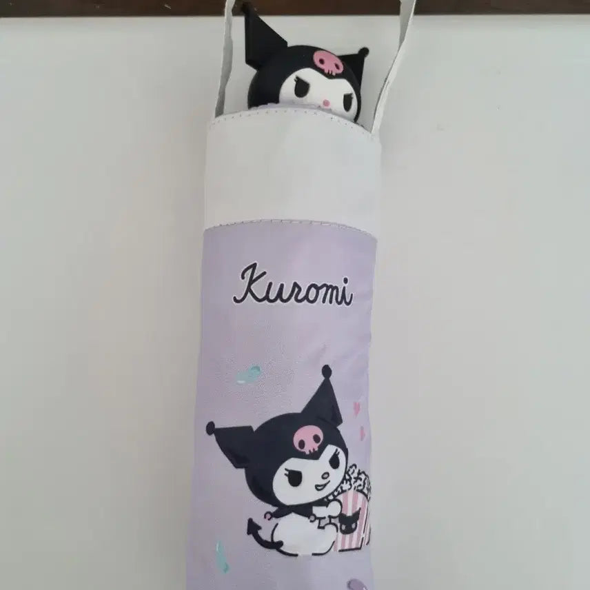 [BUNJANG] Kuromi Folding Umbrella / 쿠로미 접이식 우산