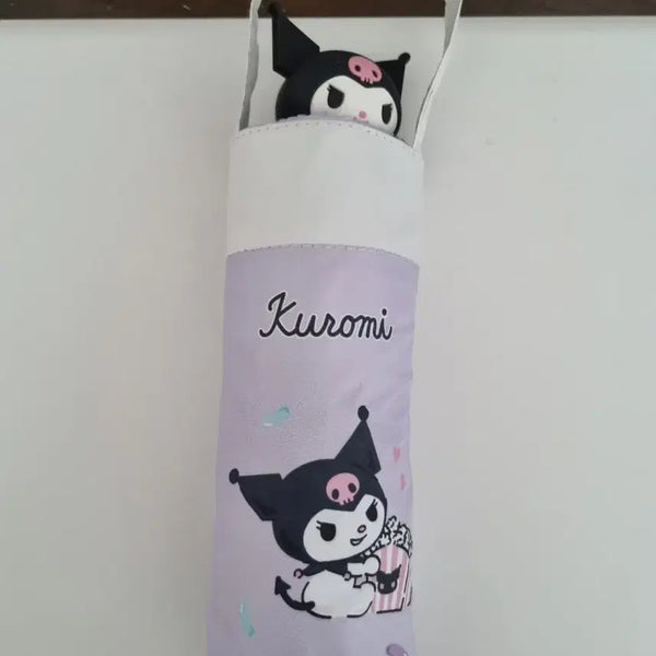 [BUNJANG] Kuromi Folding Umbrella / 쿠로미 접이식 우산
