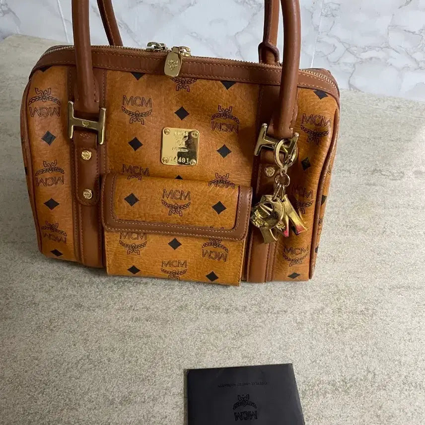 [BUNJANG] MCM Brown Tote Bag / MCM 엠씨엠 브라운 토트백 가방