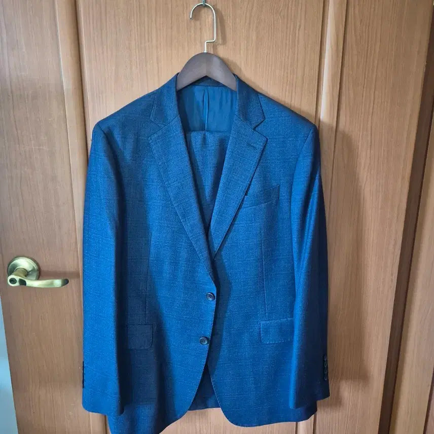 [BUNJANG] Cambridge Members Dark Navy Wool Blend Suit Set / 캠브리지멤버스 다크네이비 정장 수트 셋업
