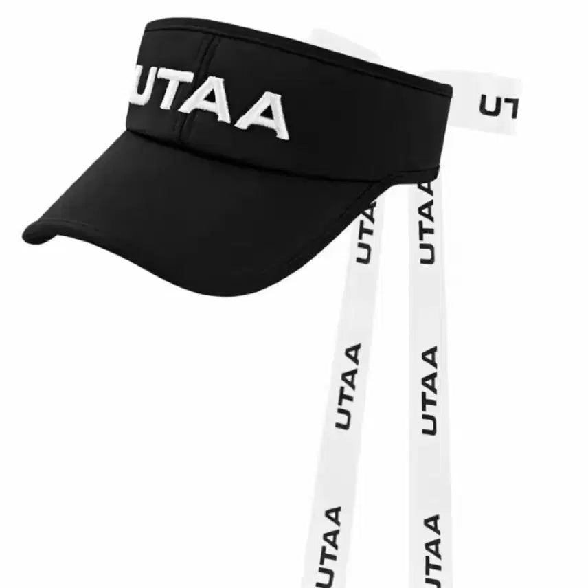 [BUNJANG] UTAA Black Ribbon Sun Cap / UTAA 블랙 리본 썬캡