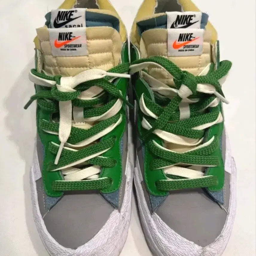 [BUNJANG] Nike x Sacai Blazer Low Green/Grey / 나이키 사카이 블레이저(270)