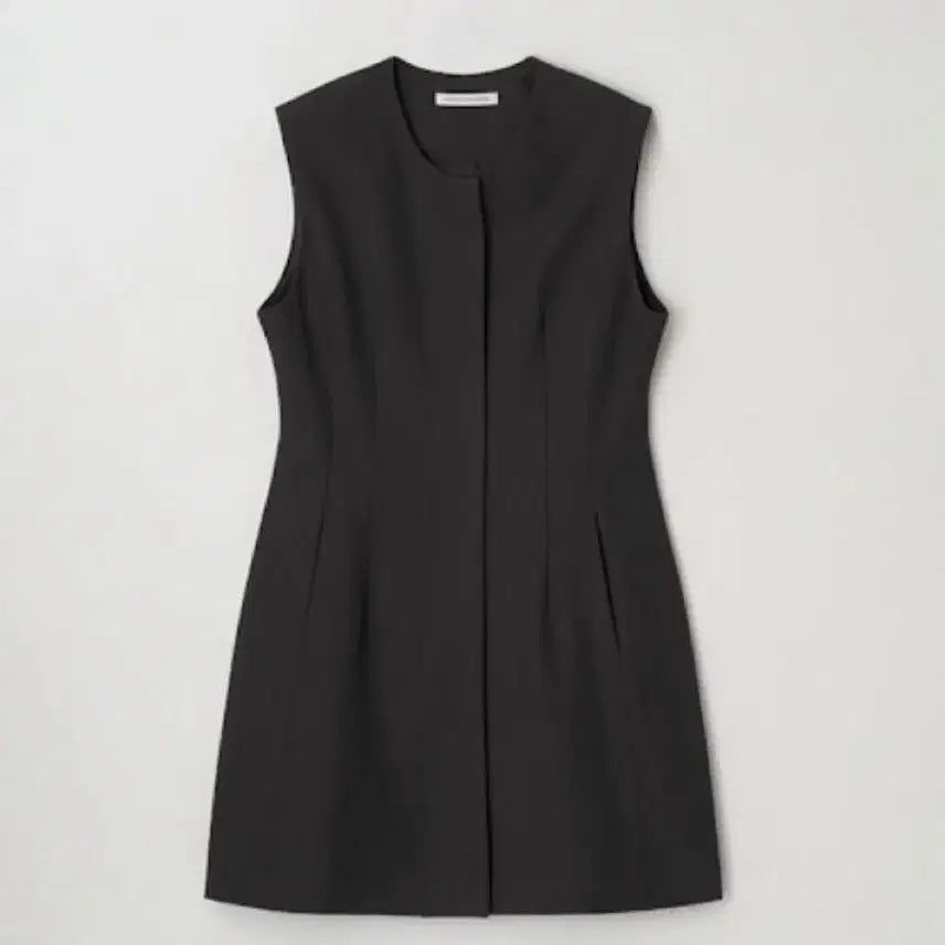 [BUNJANG] Understanding Edge-line One-piece Dress [Charcoal] / 언더스탠딩 엣지 라인 원피스