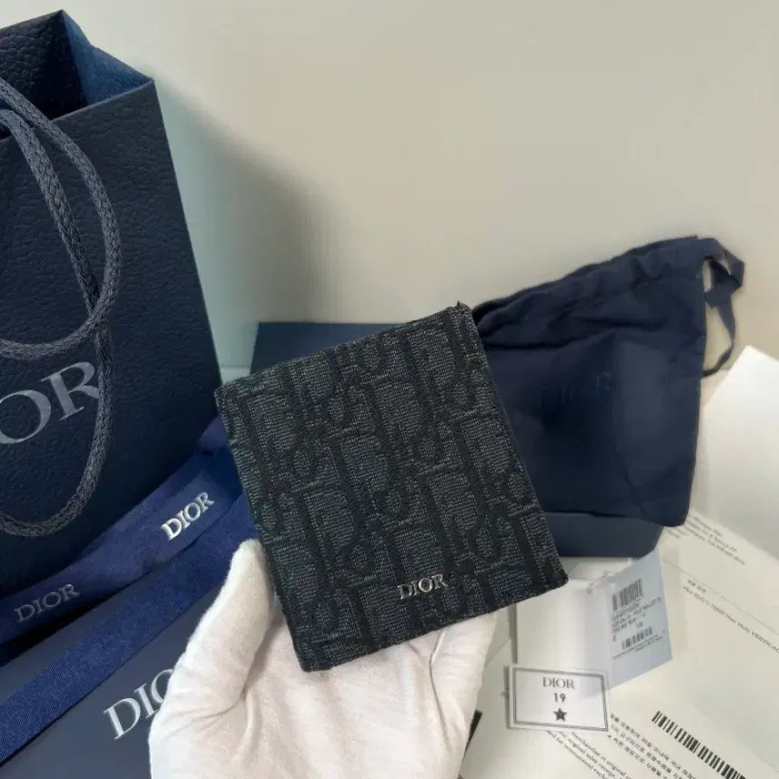 [BUNJANG] Dior Oblique Jacquard Wallet / 디올 오블리크 자카드 지갑