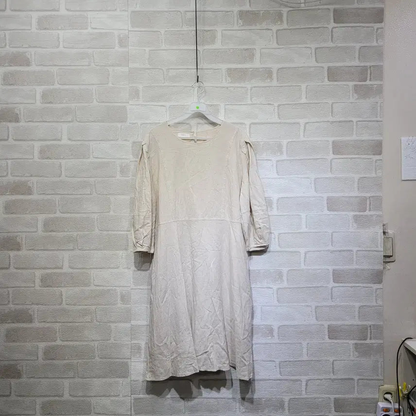 [BUNJANG] Oatmeal Dress Free Size / ㅊ123 오트밀 원피스 F