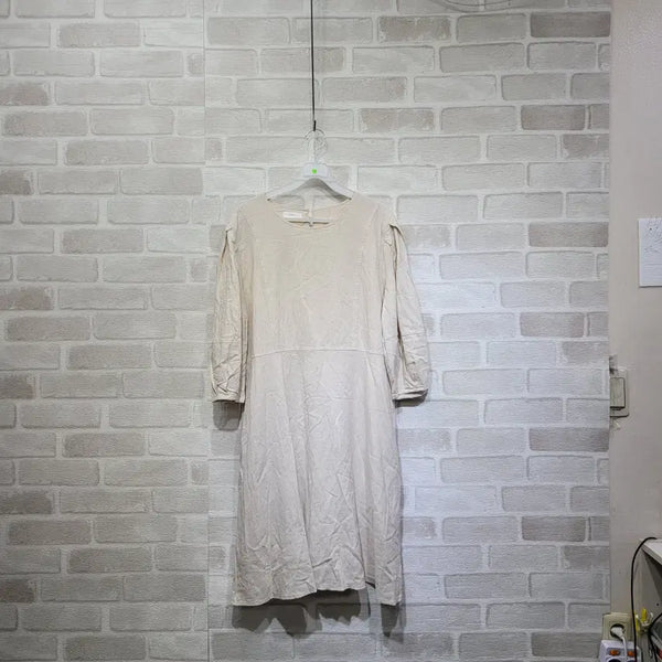 [BUNJANG] Oatmeal Dress Free Size / ㅊ123 오트밀 원피스 F