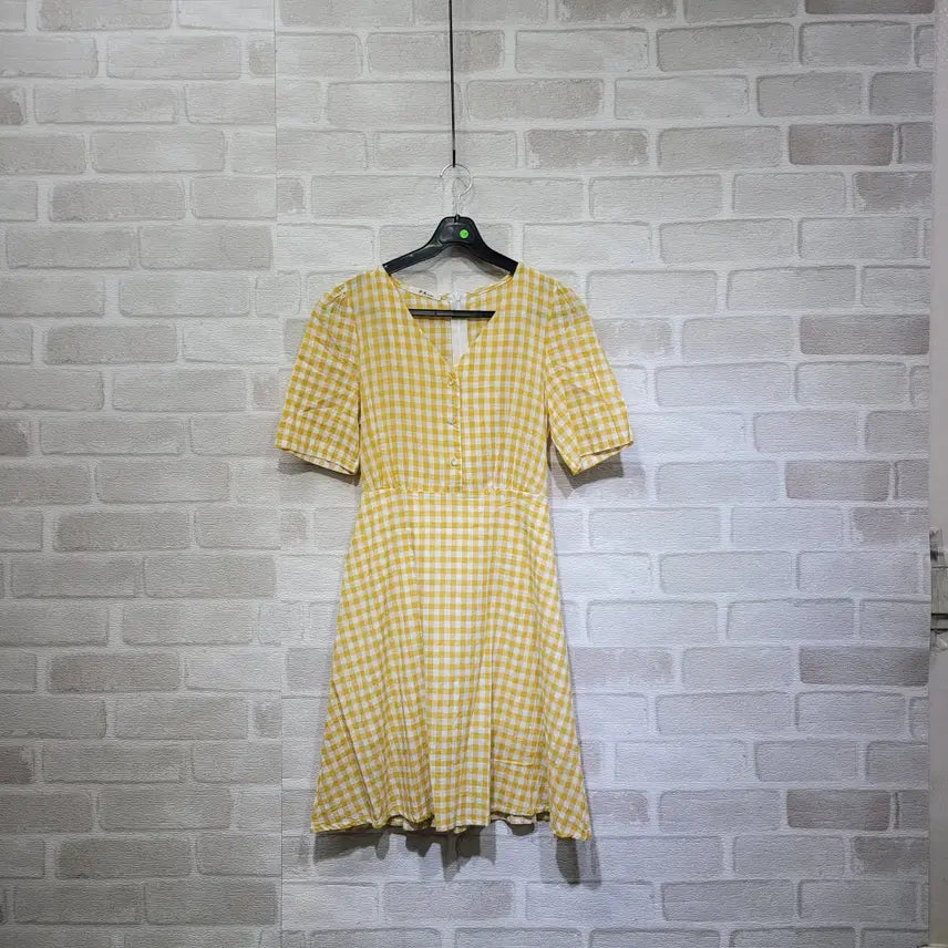 [BUNJANG] Checkered Dress Size 55 / ㅊ118 체크 원피스 55