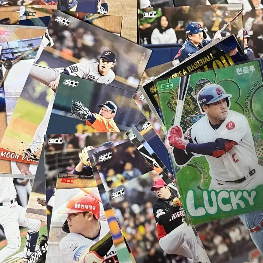 [BUNJANG] KBO Jeon Jun-woo Clover Photocard Bundle (46 pcs) / kbo 전준우 클로버 포토카드 외 45개