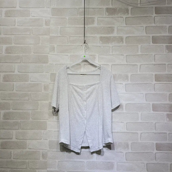 [BUNJANG] Square T-Shirt Size 77-88 / ㅊ238 스퀘어 티셔츠 77-88