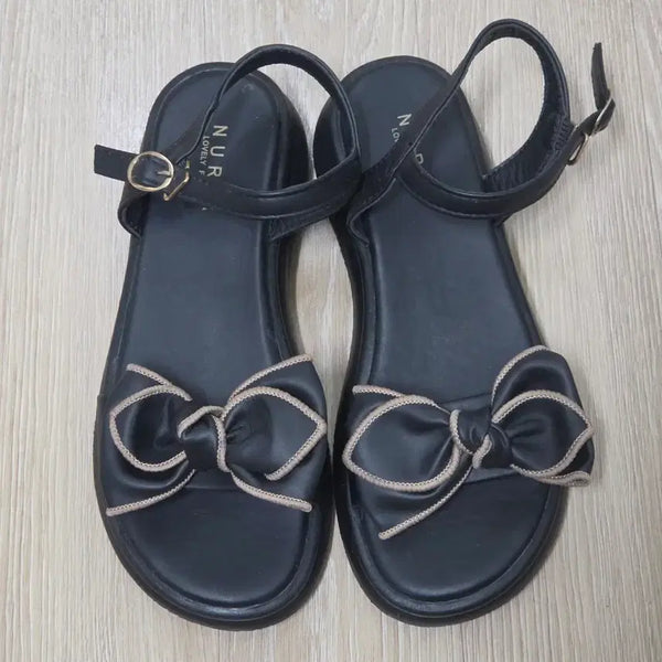 [BUNJANG] Women's Ribbon Detail Sandals (235) / [새상품] 여성샌들 리본샌들 235