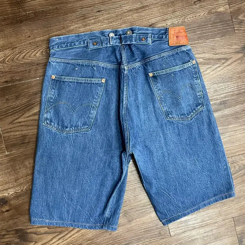 [BUNJANG] Levi's Vintage Clothing (LVC) 501XX Rigid Denim Cut-Off Shorts / LVC 501XX 희귀 USA 리지드 데님 팬츠 반바지 쇼츠
