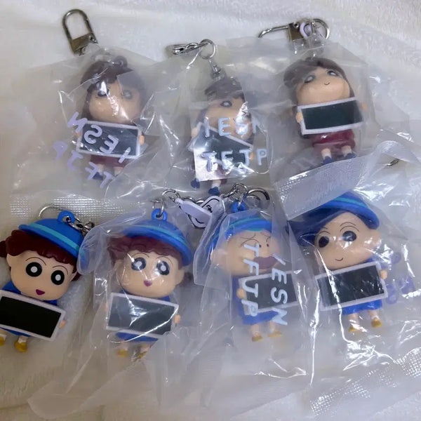 [BUNJANG] Crayon Shin-chan MBTI Figure Keychain / 짱구는 못말려 MBTI 피규어 키체인 키링 가챠