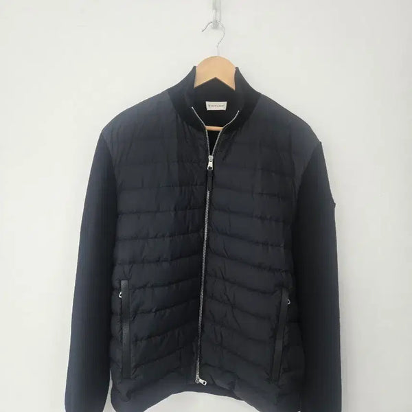 [BUNJANG] Moncler Knit Padded Jacket Black / [L]몽클레어 니트패딩 오케이몰판