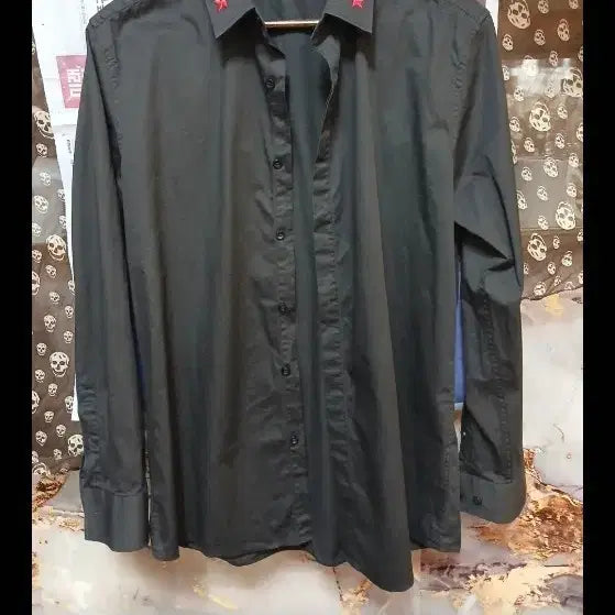 [BUNJANG] Givenchy Men's Cotton Shirt with Star Embroidery / 지방시