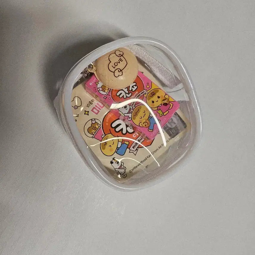[BUNJANG] Authentic Kancho Squishy Miniature 'Love Heart' Keyring / (새상품) 정품 칸쵸 말랑이 스퀴시 미니어처 Love 하트 키링