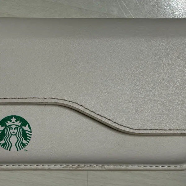 [BUNJANG] Starbucks 25th Anniversary Card Holder Ivory / 스타벅스 25주년 카드지갑 아이보리