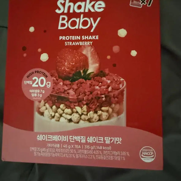 [BUNJANG] Shake Baby Strawberry Flavor Protein Shake (6 Pack) / 쉐이크 베이비 단백질 쉐이크 딸기맛